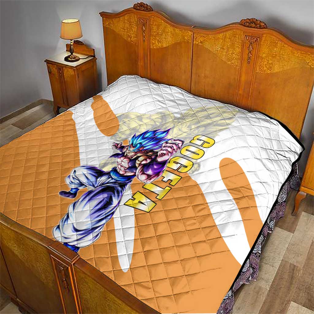Gogeta Fusion Warrior Quilt Energetic Anime Combat Style