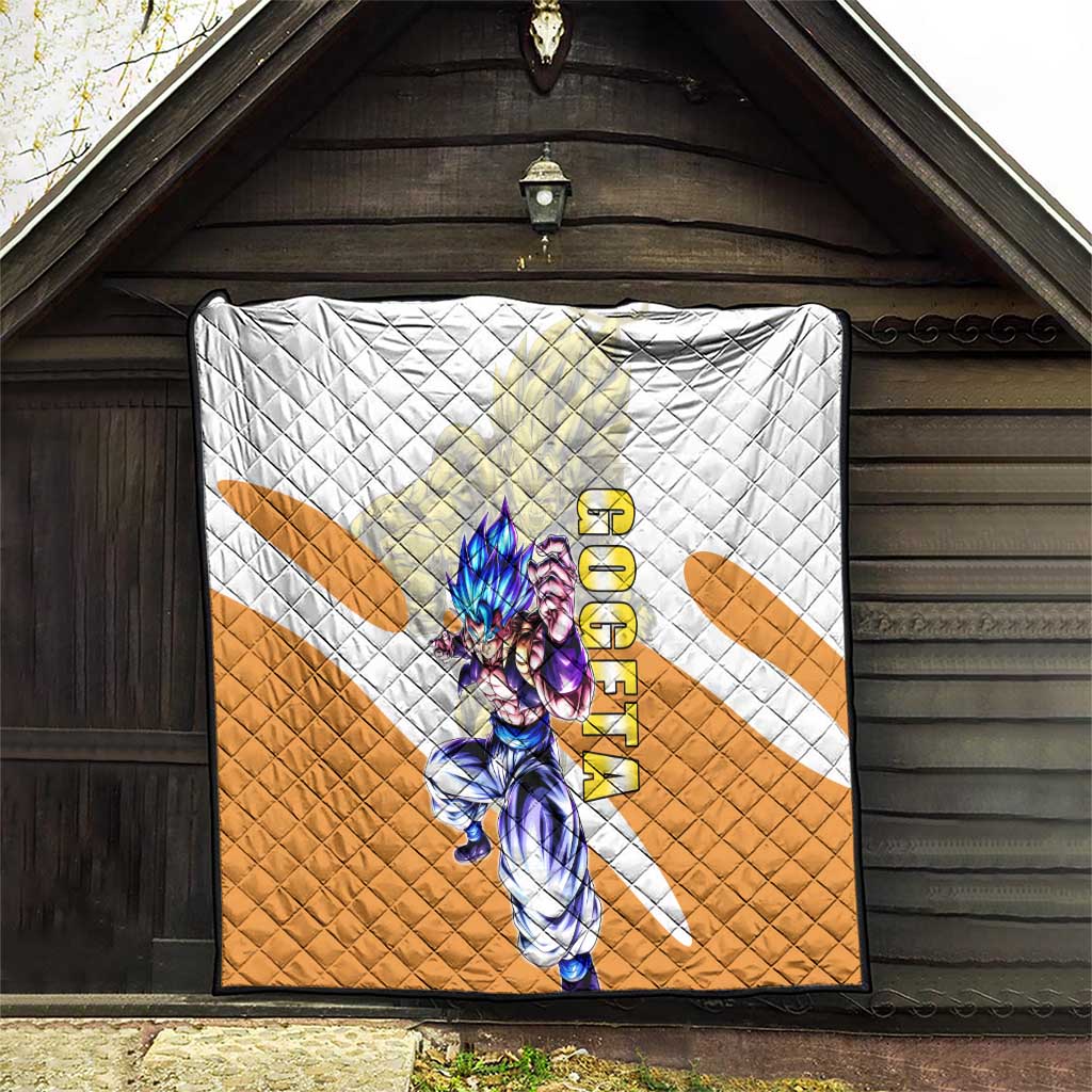 Gogeta Fusion Warrior Quilt Energetic Anime Combat Style