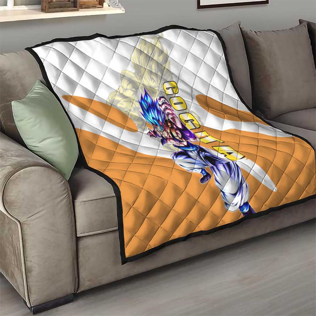 Gogeta Fusion Warrior Quilt Energetic Anime Combat Style