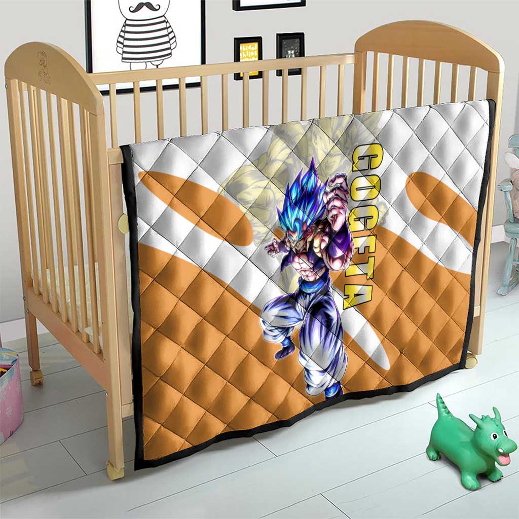 Gogeta Fusion Warrior Quilt Energetic Anime Combat Style