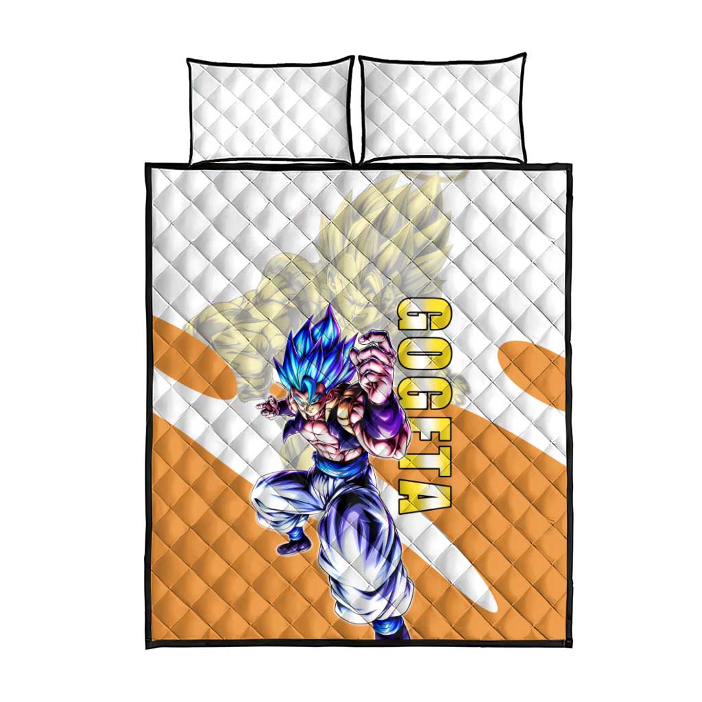 Gogeta Fusion Warrior Quilt Bed Set Energetic Anime Combat Style