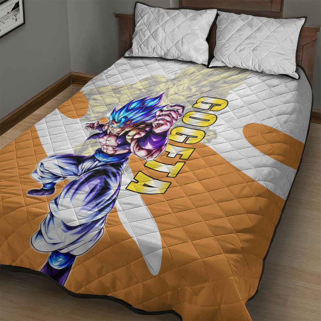 Gogeta Fusion Warrior Quilt Bed Set Energetic Anime Combat Style