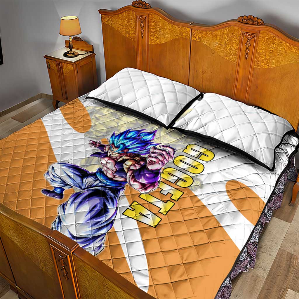 Gogeta Fusion Warrior Quilt Bed Set Energetic Anime Combat Style