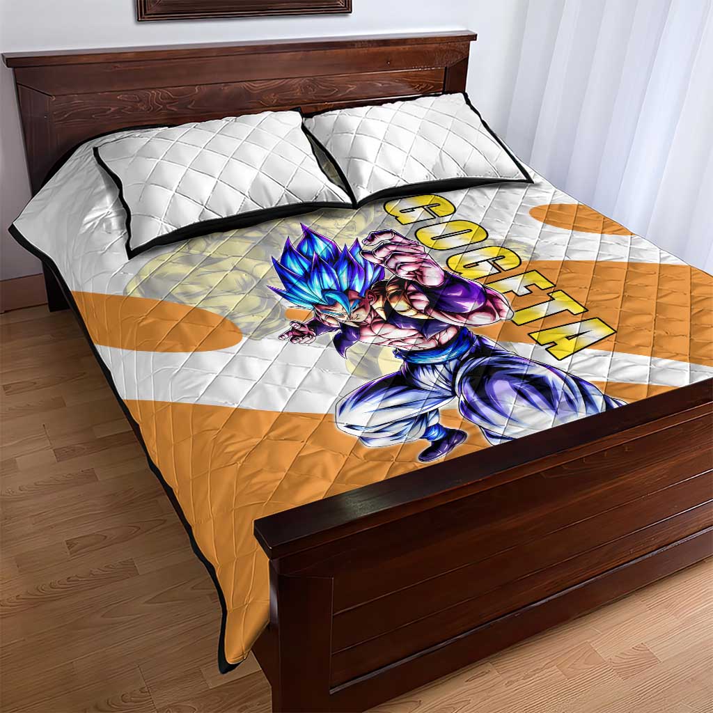 Gogeta Fusion Warrior Quilt Bed Set Energetic Anime Combat Style