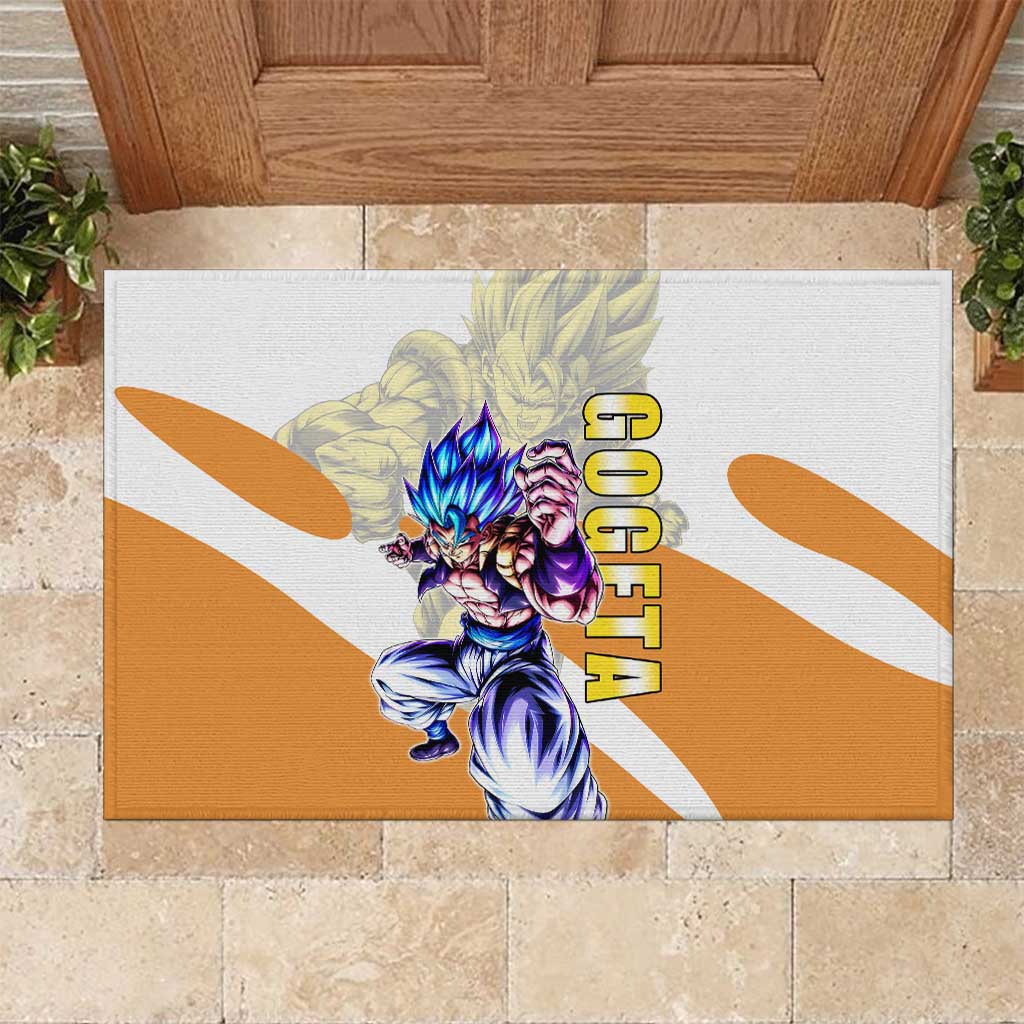 Gogeta Fusion Warrior Rubber Doormat Energetic Anime Combat Style