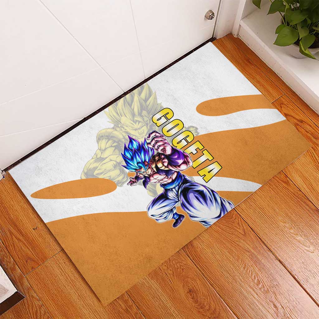 Gogeta Fusion Warrior Rubber Doormat Energetic Anime Combat Style