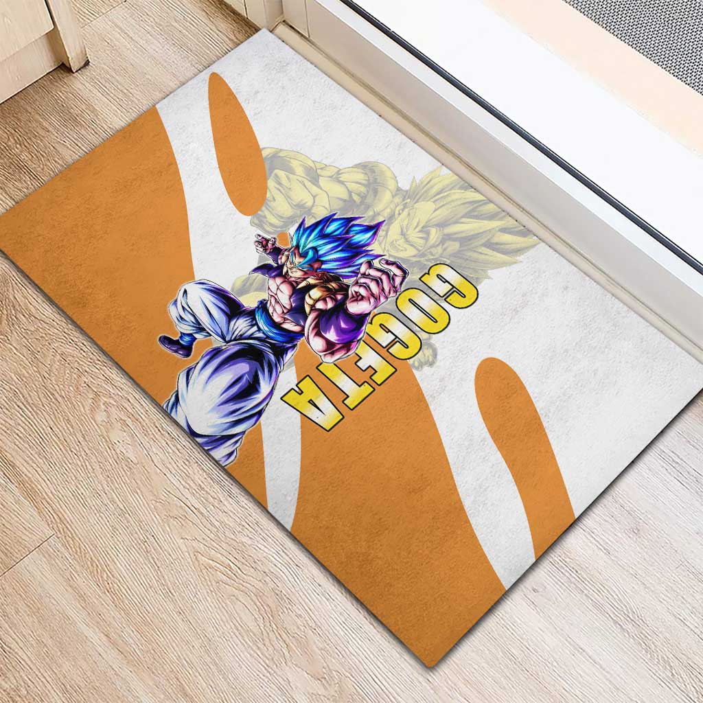 Gogeta Fusion Warrior Rubber Doormat Energetic Anime Combat Style