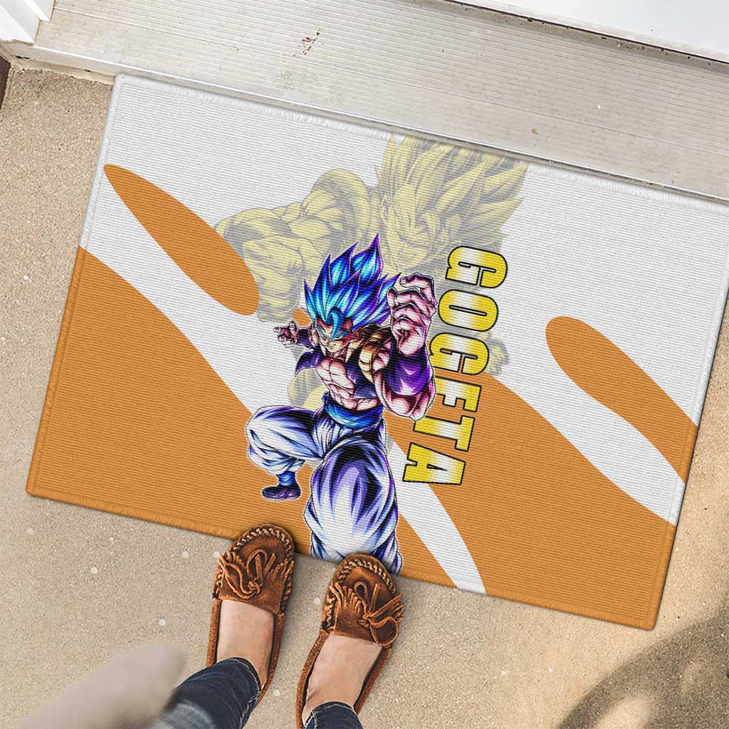Gogeta Fusion Warrior Rubber Doormat Energetic Anime Combat Style
