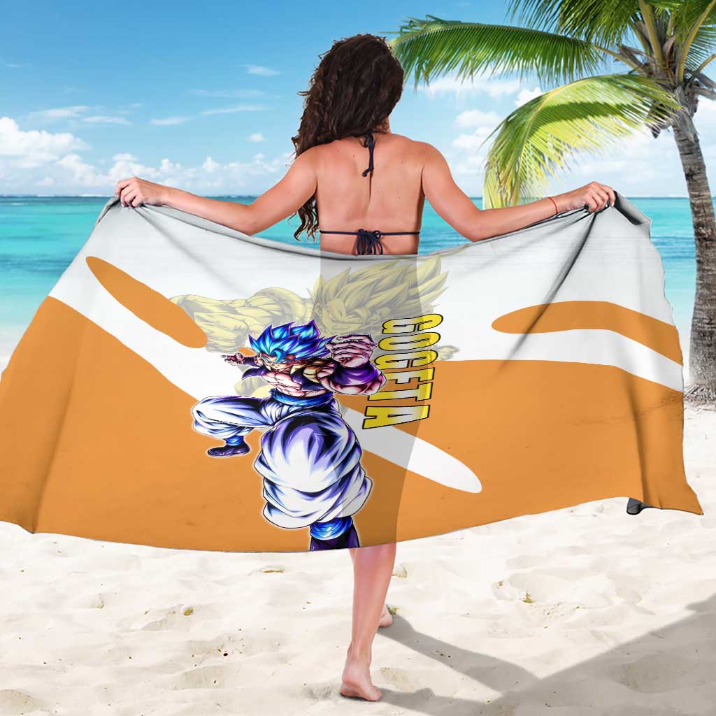 Gogeta Fusion Warrior Sarong Energetic Anime Combat Style