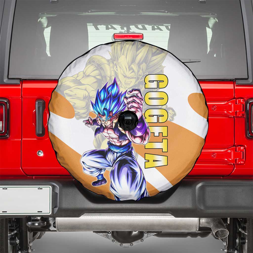 Gogeta Fusion Warrior Spare Tire Cover Energetic Anime Combat Style