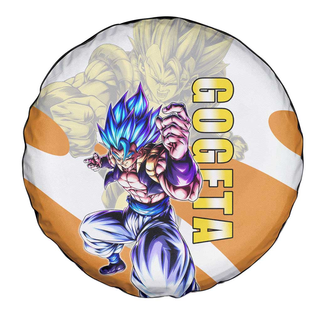 Gogeta Fusion Warrior Spare Tire Cover Energetic Anime Combat Style