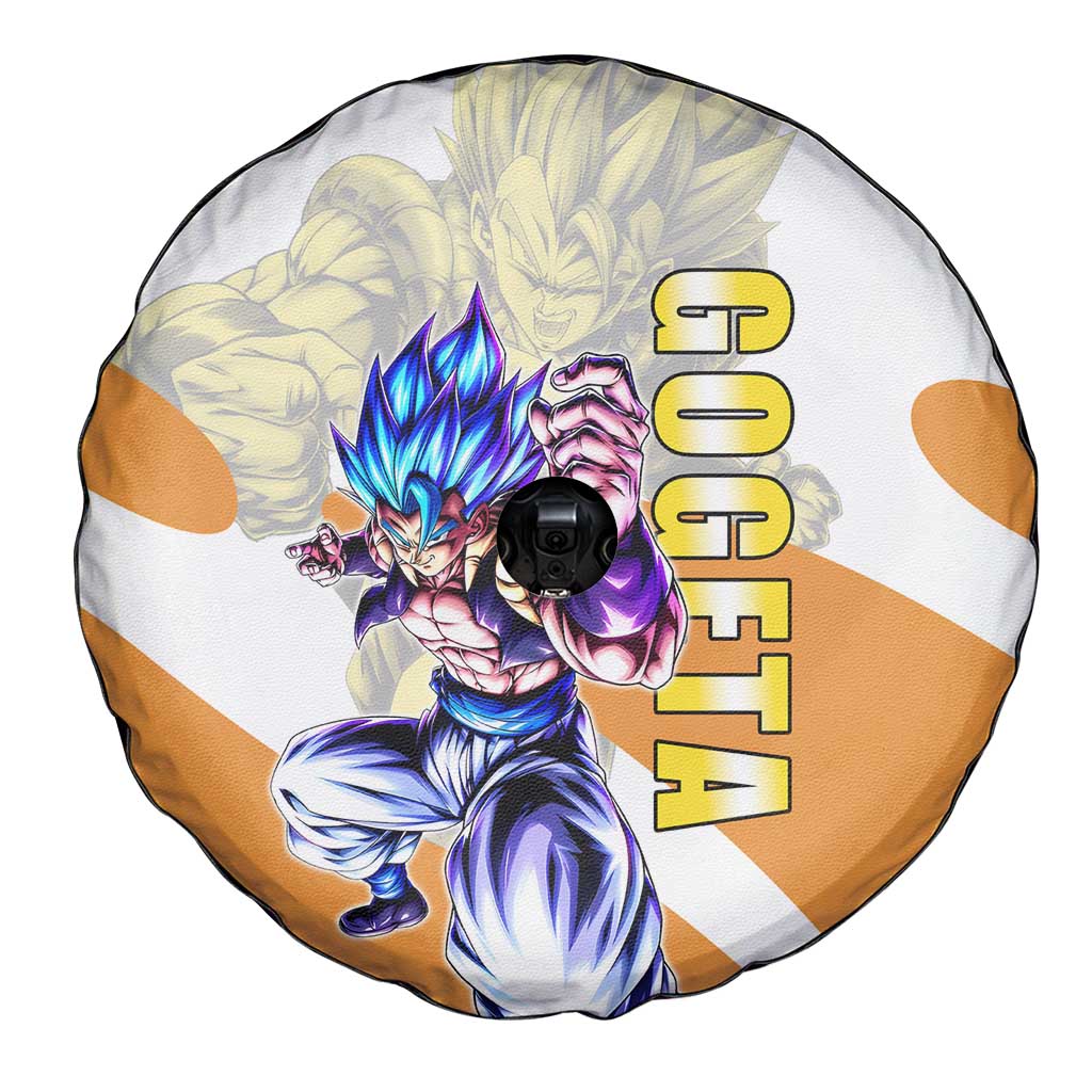 Gogeta Fusion Warrior Spare Tire Cover Energetic Anime Combat Style
