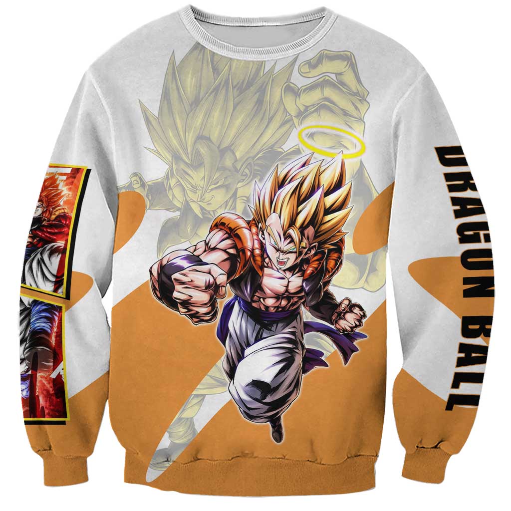 Gogeta Fusion Warrior Sweatshirt Energetic Anime Combat Style
