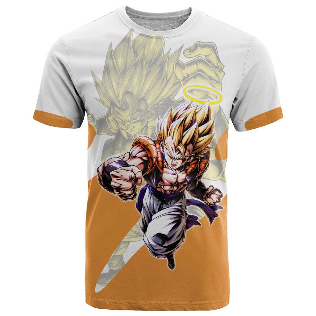 Gogeta Fusion Warrior T Shirt Energetic Anime Combat Style