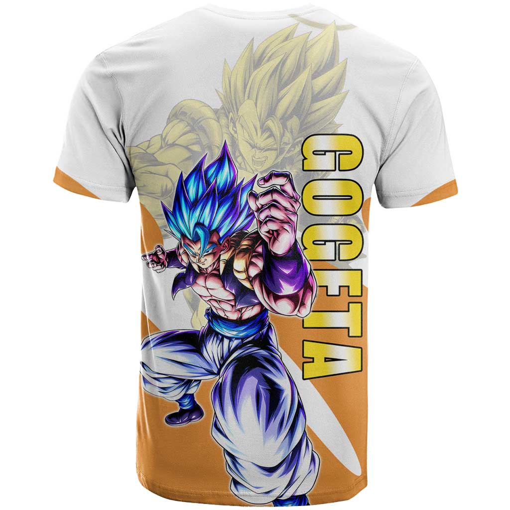 Gogeta Fusion Warrior T Shirt Energetic Anime Combat Style