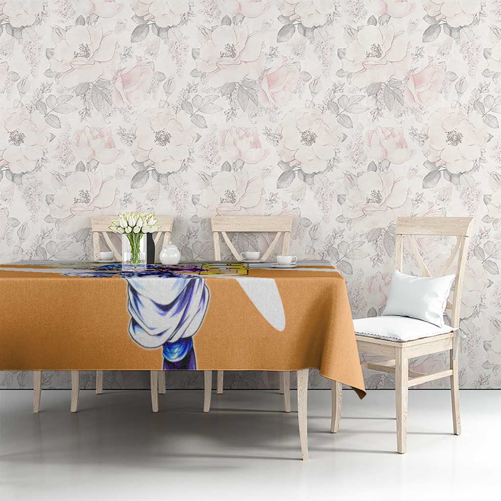 Gogeta Fusion Warrior Tablecloth Energetic Anime Combat Style