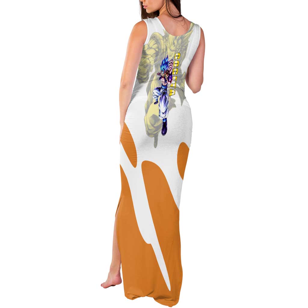 Gogeta Fusion Warrior Tank Maxi Dress Energetic Anime Combat Style