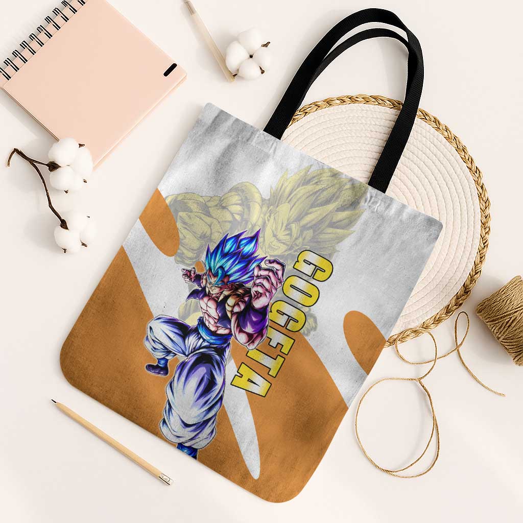 Gogeta Fusion Warrior Tote Bag Energetic Anime Combat Style
