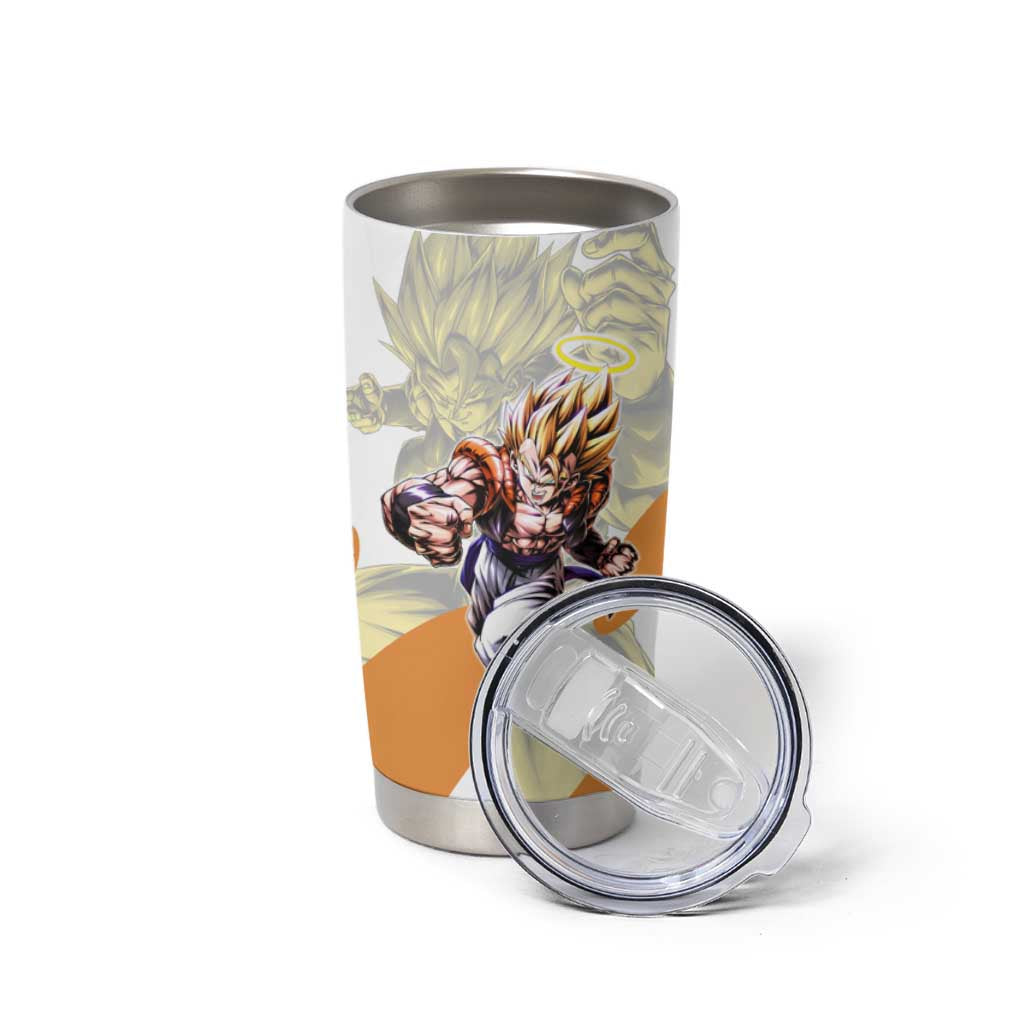 Gogeta Fusion Warrior Tumbler Cup Energetic Anime Combat Style