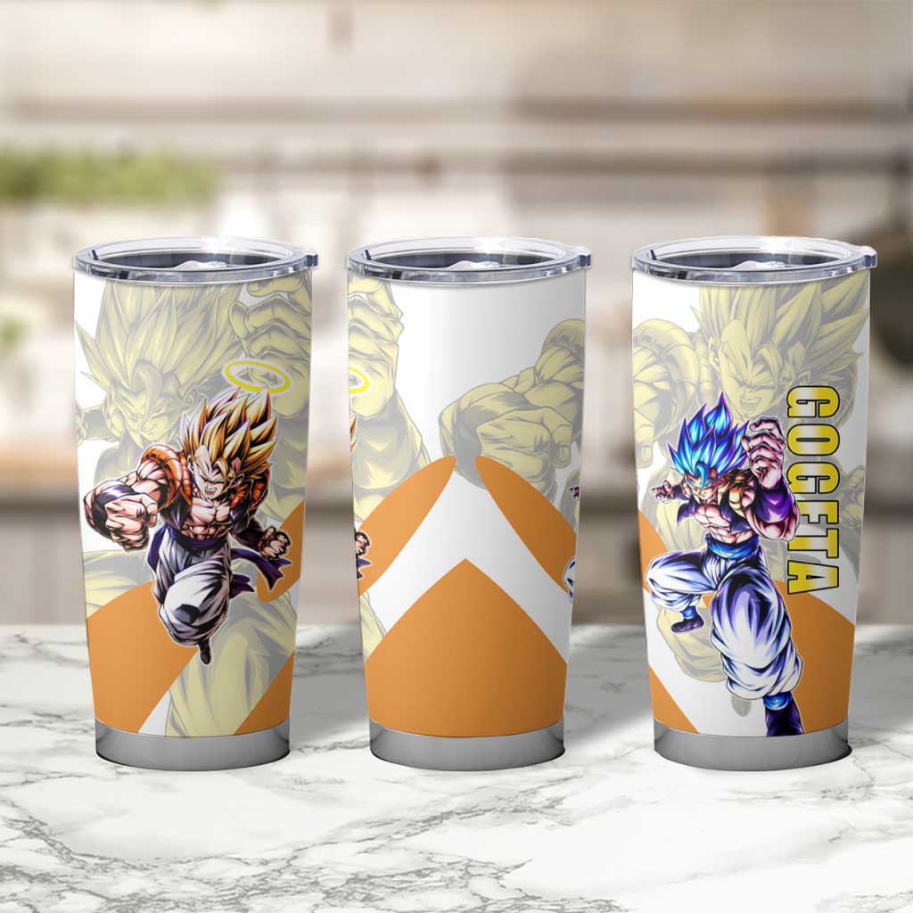 Gogeta Fusion Warrior Tumbler Cup Energetic Anime Combat Style
