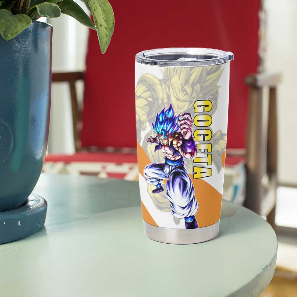 Gogeta Fusion Warrior Tumbler Cup Energetic Anime Combat Style