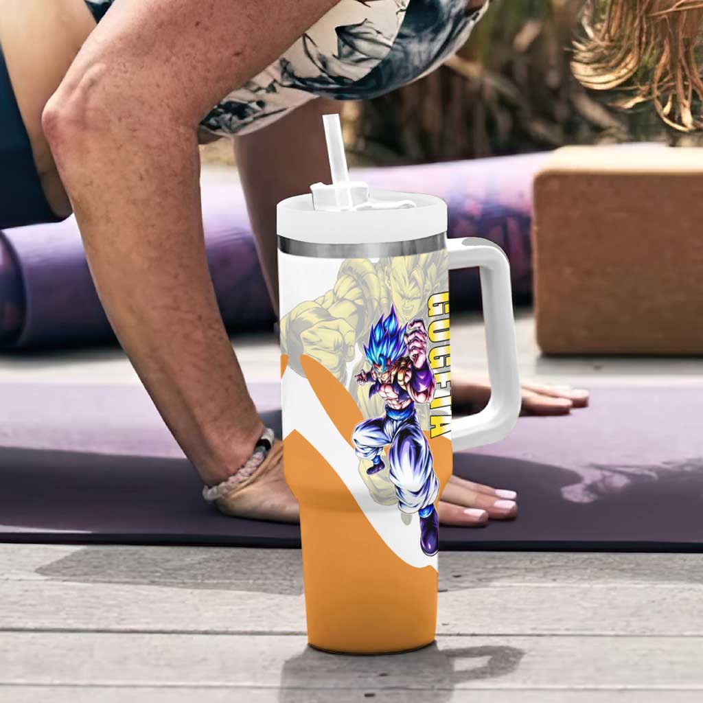 Gogeta Fusion Warrior Tumbler With Handle Energetic Anime Combat Style