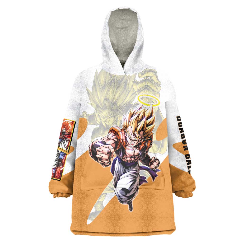Gogeta Fusion Warrior Wearable Blanket Hoodie Energetic Anime Combat Style