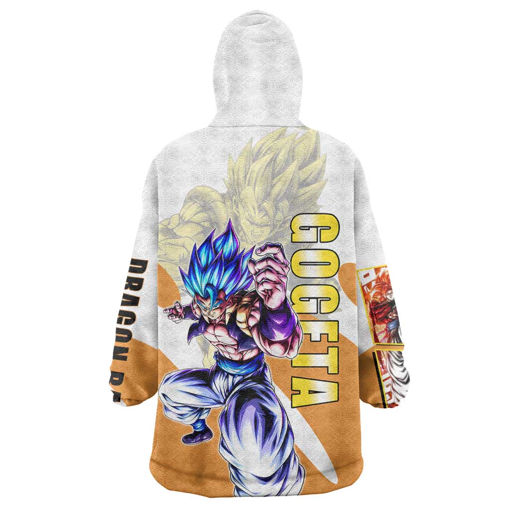 Gogeta Fusion Warrior Wearable Blanket Hoodie Energetic Anime Combat Style