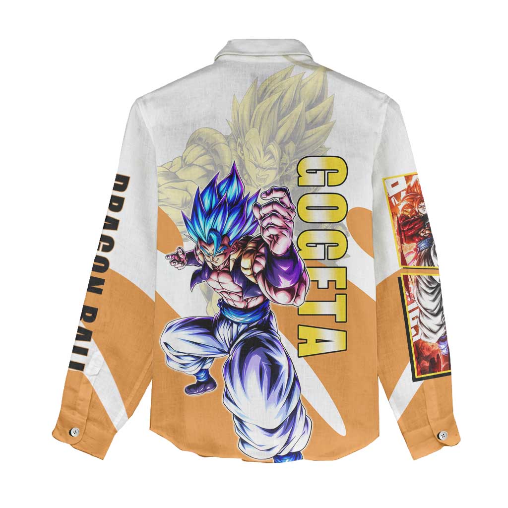Gogeta Fusion Warrior Women Casual Shirt Energetic Anime Combat Style