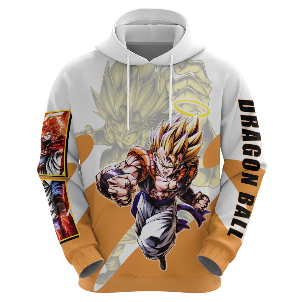 Gogeta Fusion Warrior Zip Hoodie Energetic Anime Combat Style
