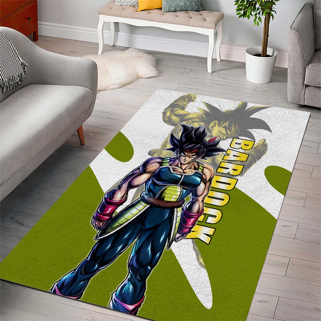 Bardock Saiyan Legacy Area Rug Classic Anime Battle Style