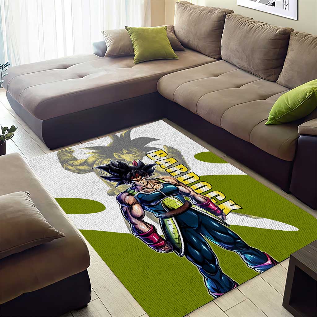 Bardock Saiyan Legacy Area Rug Classic Anime Battle Style