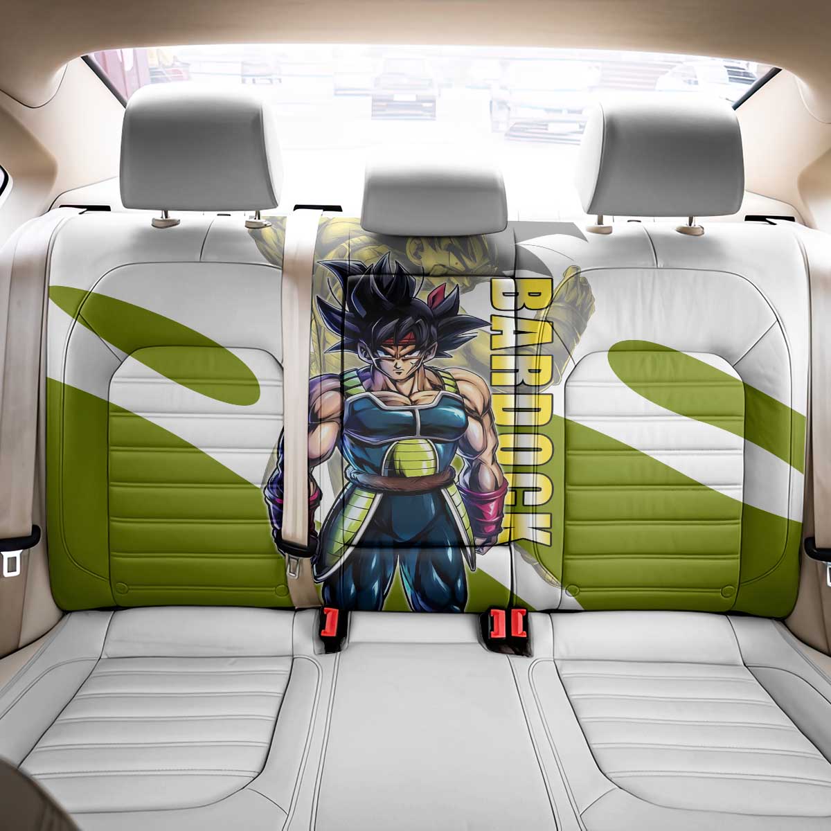 Bardock Saiyan Legacy Back Car Seat Cover Classic Anime Battle Style