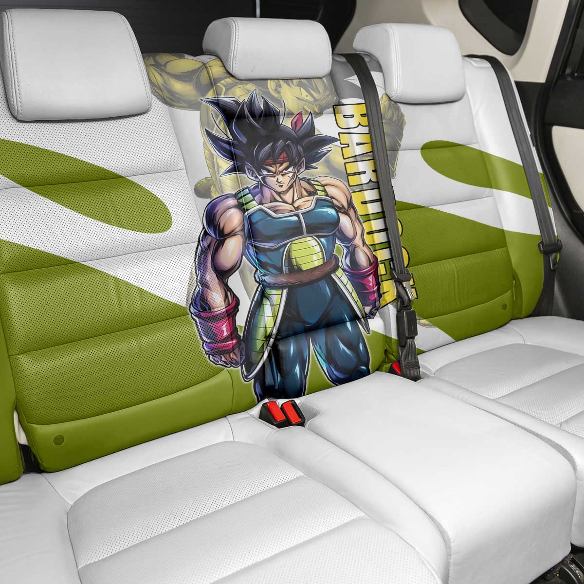 Bardock Saiyan Legacy Back Car Seat Cover Classic Anime Battle Style