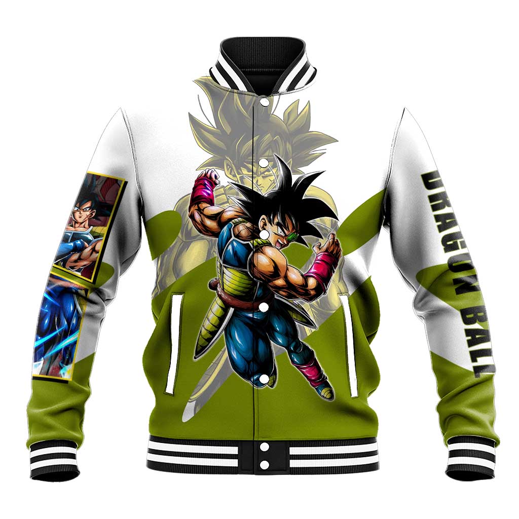 Bardock Saiyan Legacy Baseball Jacket Classic Anime Battle Style