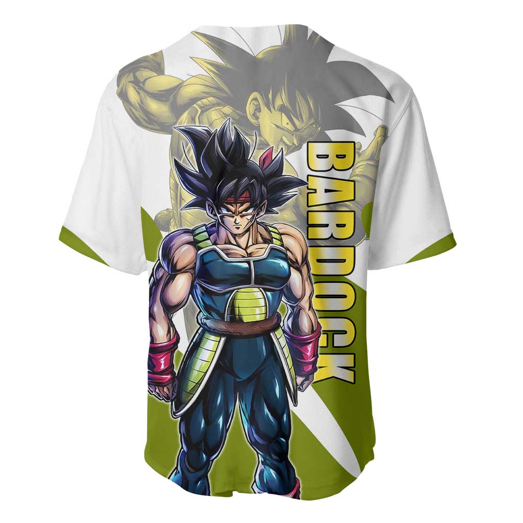 Bardock Saiyan Legacy Baseball Jersey Classic Anime Battle Style