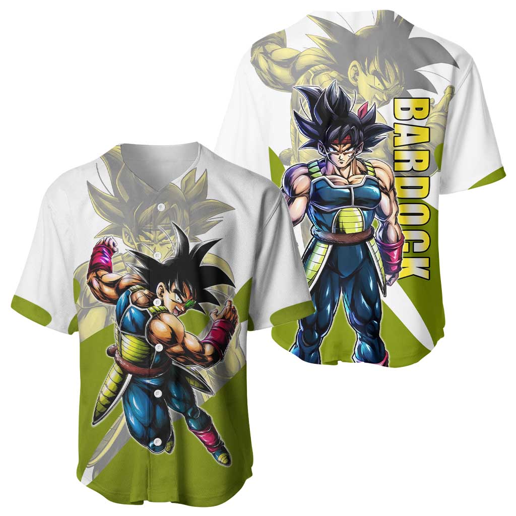 Bardock Saiyan Legacy Baseball Jersey Classic Anime Battle Style