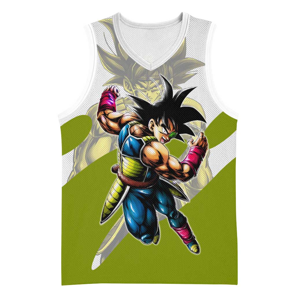 Bardock Saiyan Legacy Basketball Jersey Classic Anime Battle Style