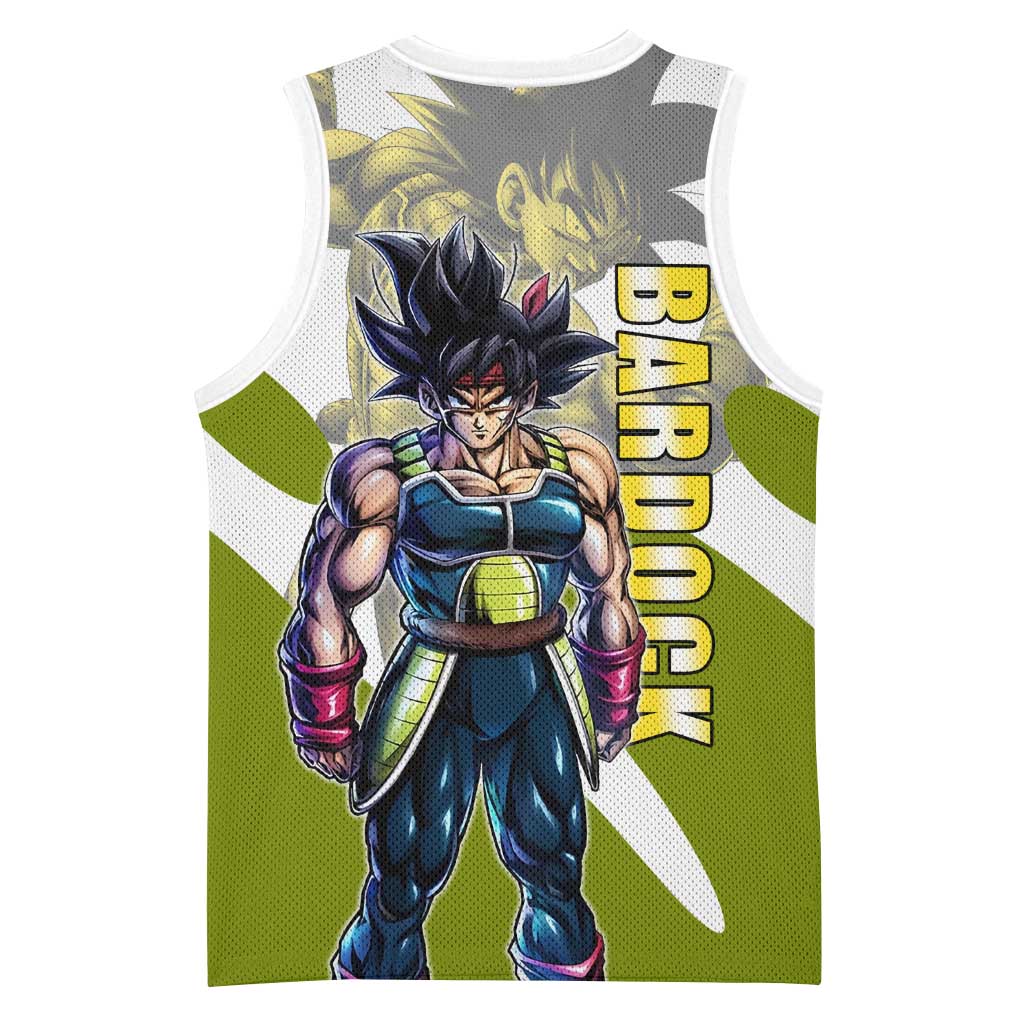 Bardock Saiyan Legacy Basketball Jersey Classic Anime Battle Style
