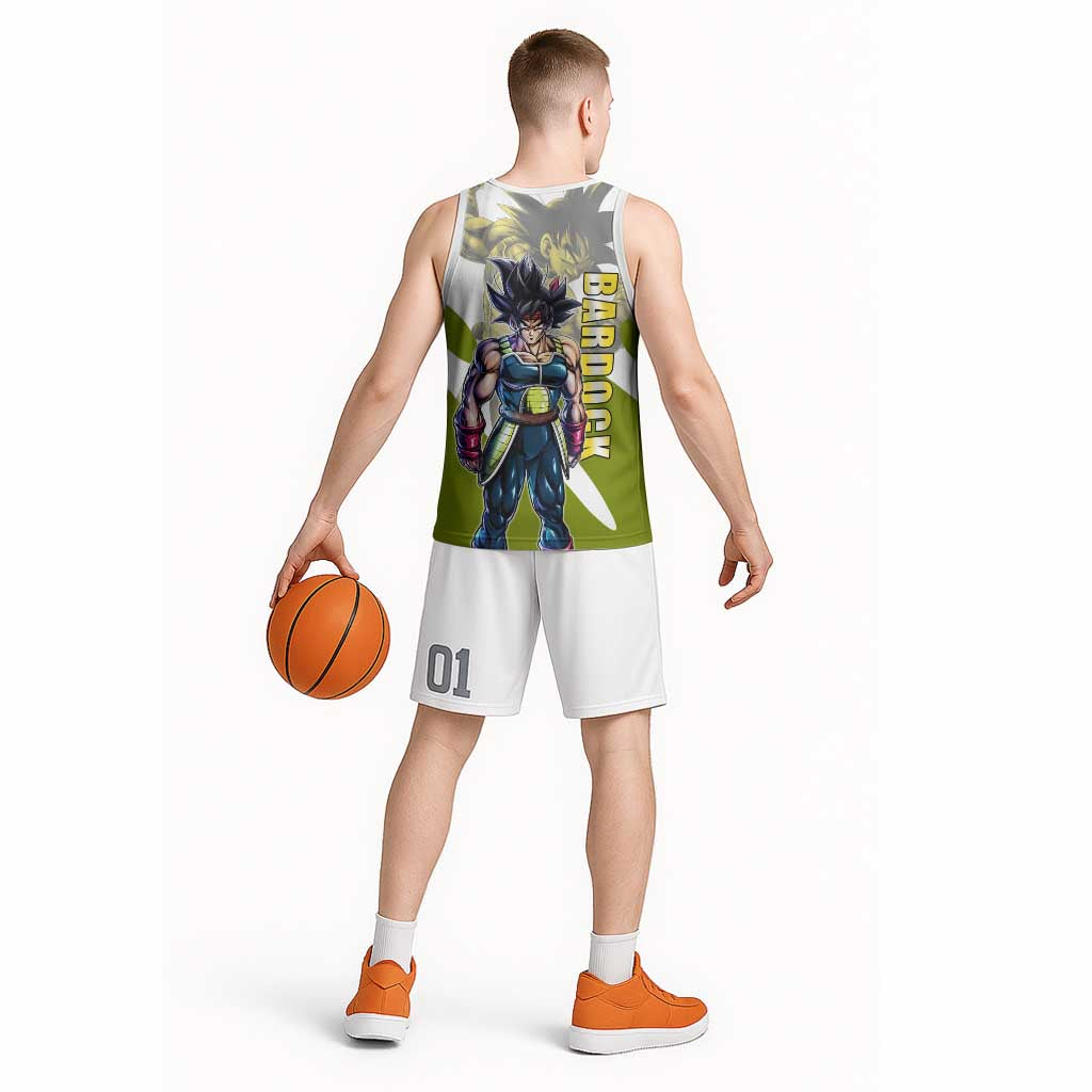 Bardock Saiyan Legacy Basketball Jersey Classic Anime Battle Style