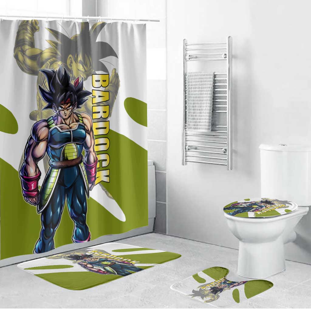 Bardock Saiyan Legacy Bathroom Set Classic Anime Battle Style