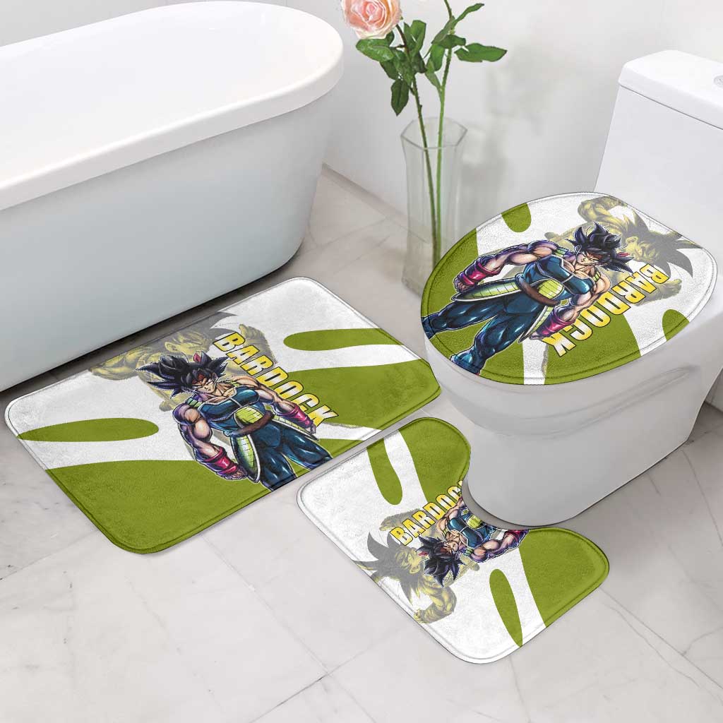 Bardock Saiyan Legacy Bathroom Set Classic Anime Battle Style