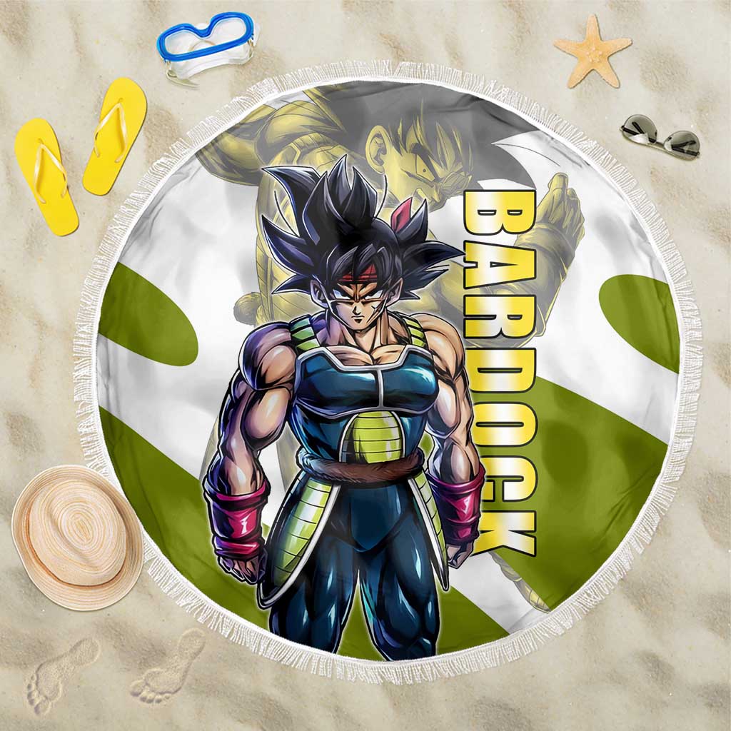 Bardock Saiyan Legacy Beach Blanket Classic Anime Battle Style