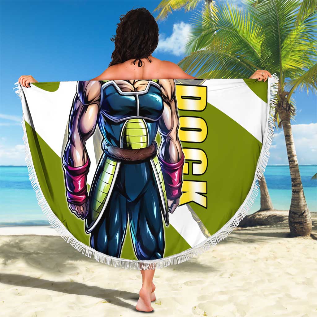 Bardock Saiyan Legacy Beach Blanket Classic Anime Battle Style