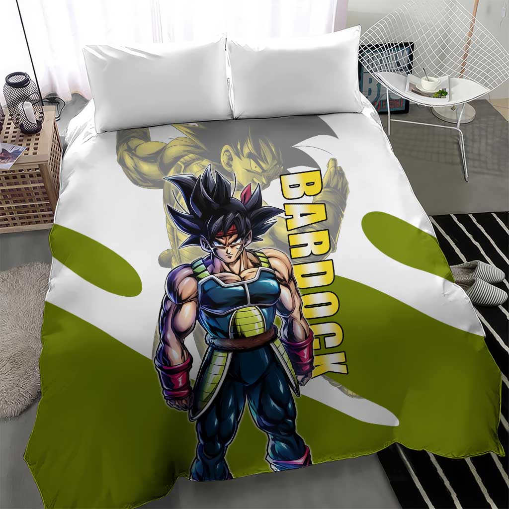 Bardock Saiyan Legacy Bedding Set Classic Anime Battle Style