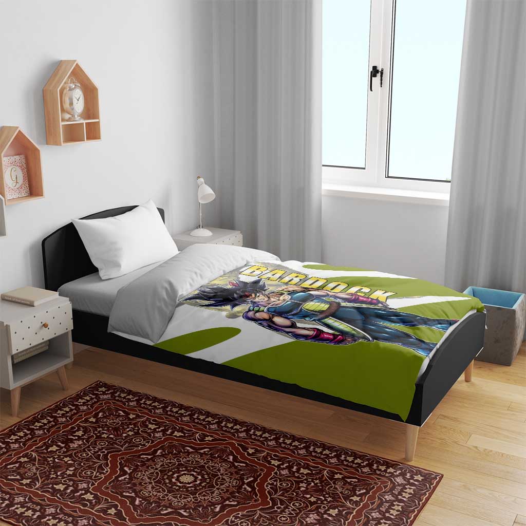 Bardock Saiyan Legacy Bedding Set Classic Anime Battle Style