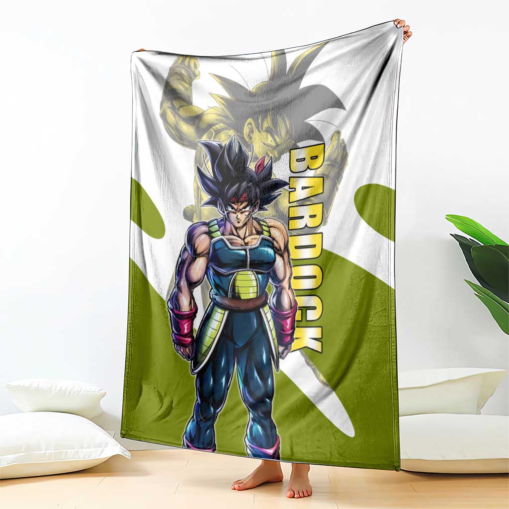 Bardock Saiyan Legacy Blanket Classic Anime Battle Style