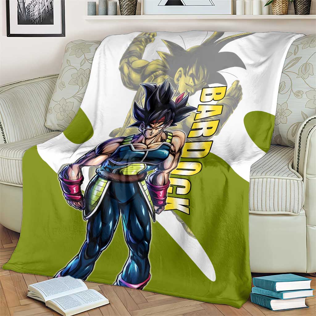 Bardock Saiyan Legacy Blanket Classic Anime Battle Style