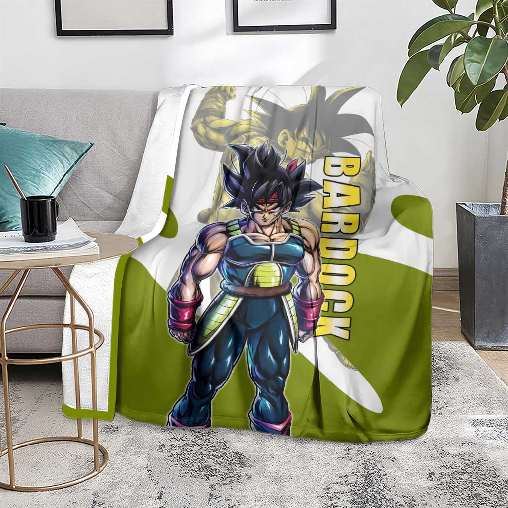Bardock Saiyan Legacy Blanket Classic Anime Battle Style