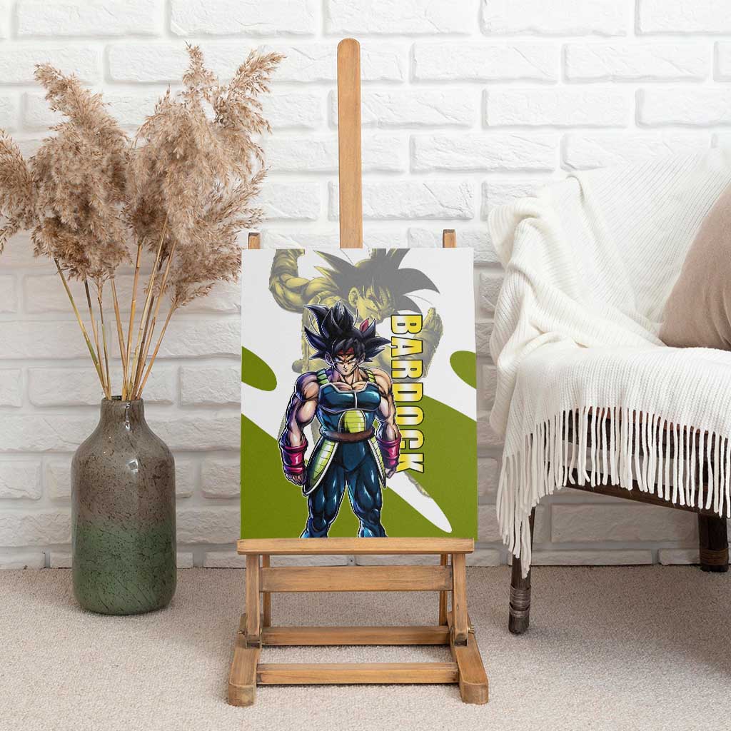 Bardock Saiyan Legacy Canvas Wall Art Classic Anime Battle Style